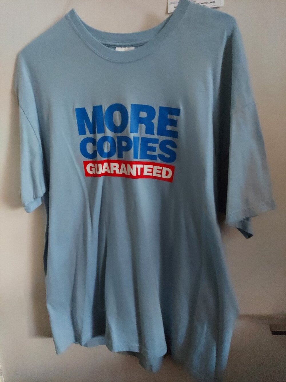 Blockbuster Video light blue t-shirt, Size XL, short sleeves, novelty, unisex